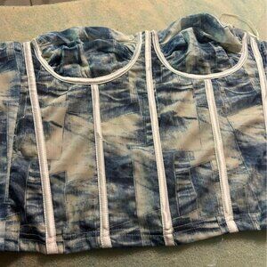 Rein Mesh Bustier Top